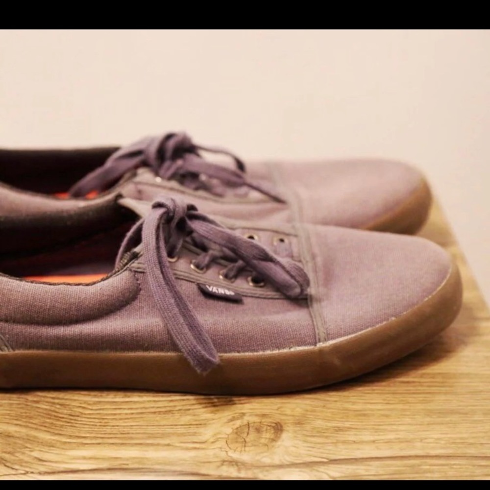Purple blue gray vans size 7 fit like 8
